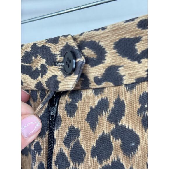 Carlisle leopard women’s 8 pleated tapered slacks - Picture 7 of 11